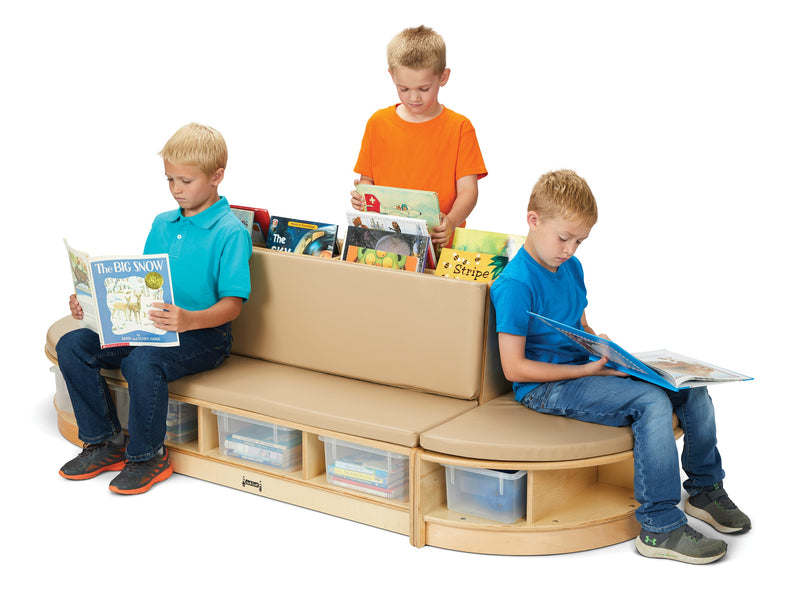 Jonti-Craft Read-a-Round Couch - Wheat