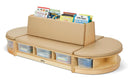 Jonti-Craft Read-a-Round Couch - Wheat