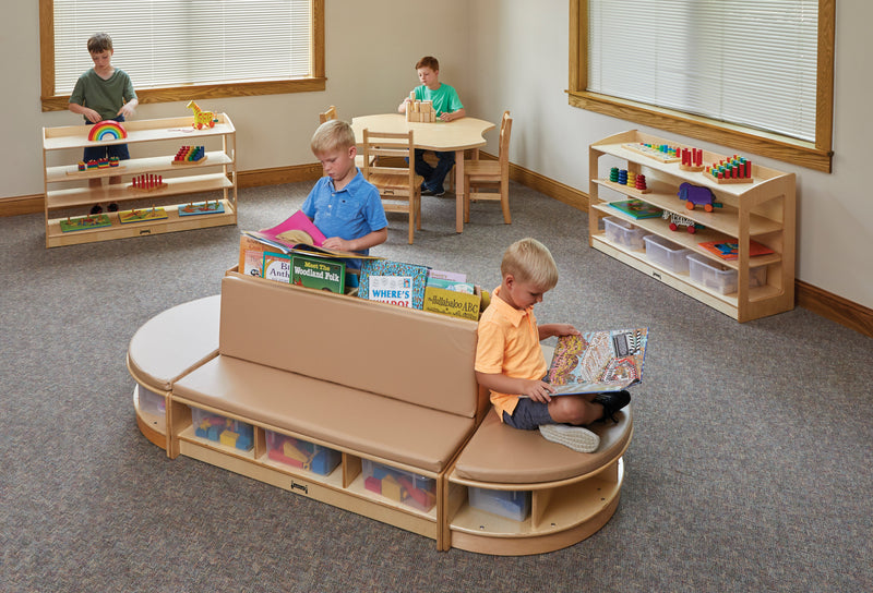 Jonti-Craft Read-a-Round Couch - Wheat
