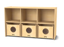 Jonti-Craft See-n-Wheel Shelf with Bins
