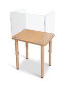 Jonti-Craft See-Thru Student Desktop Shield -16.5" High