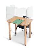 Jonti-Craft See-Thru Student Desktop Shield -16.5" High