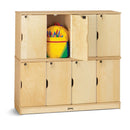 Jonti-Craft Stacking Lockable Lockers - Double Stack