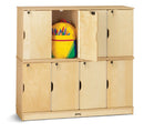 Jonti-Craft Stacking Lockable Lockers - Single Stack