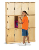 Jonti-Craft Stacking Lockable Lockers - Triple Stack