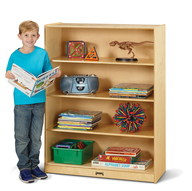 Jonti-Craft Tall Fixed Straight-Shelf Bookcase