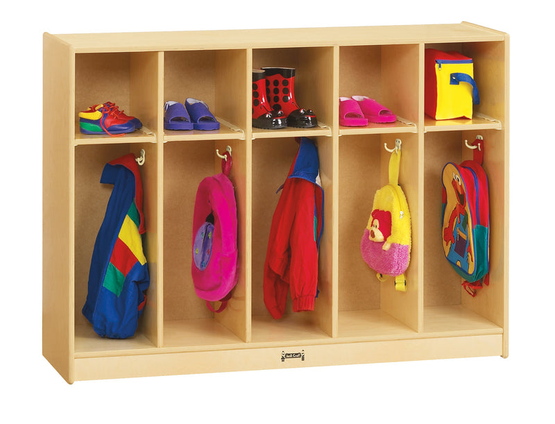 Jonti-Craft Toddler 5 Section Coat Locker