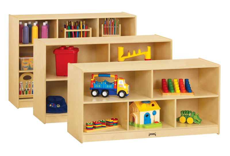 Jonti-Craft Toddler Single Mobile Storage Unit - 18" Deep