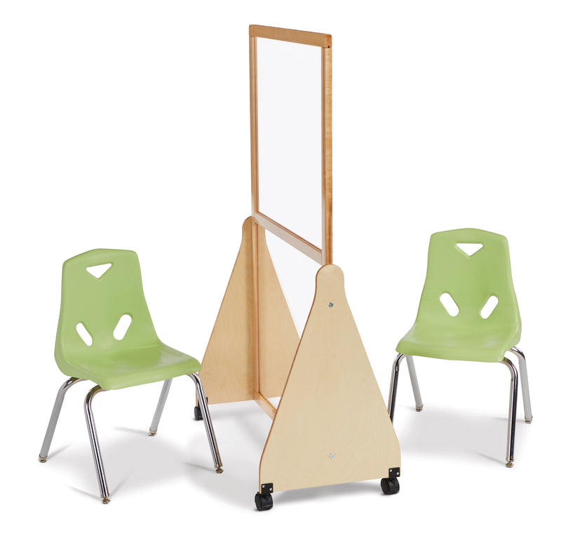 Jonti-Craft See-Thru Small Mobile Space Divider