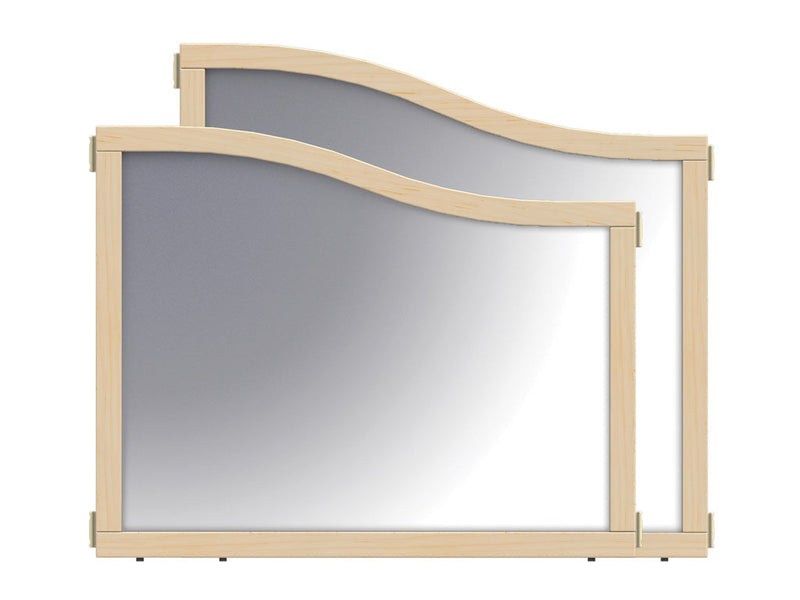 KYDZ Suite Cascade Panel - E To A-height - 36" Wide - Mirror