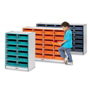 Rainbow Accents 12 Paper-Tray Mobile Storage - with Paper-Trays - Teal
