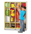 Rainbow Accents 4 Section Coat Locker - Navy