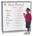 Rainbow Accents 5 Section Coat Locker with Step - Blue