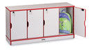 Rainbow Accents Stacking Lockable Lockers - Triple Stack - Blue