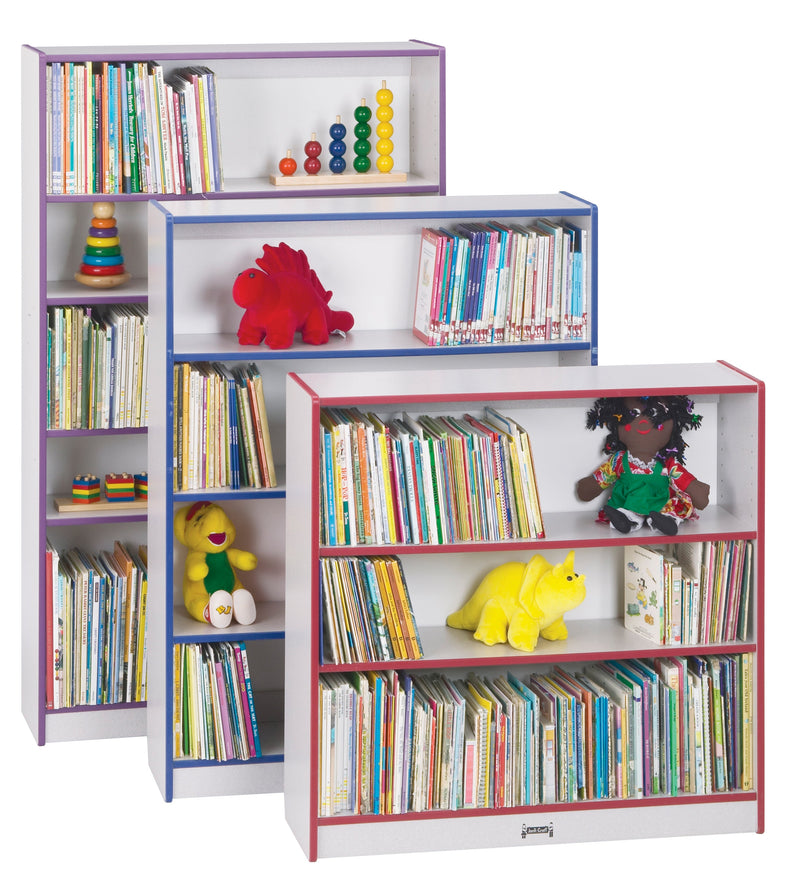 Rainbow Accents Tall Bookcase - Teal