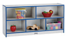 Rainbow Accents Toddler Single Mobile Storage Unit - Blue