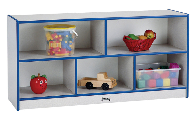 Rainbow Accents Toddler Single Mobile Storage Unit - Navy