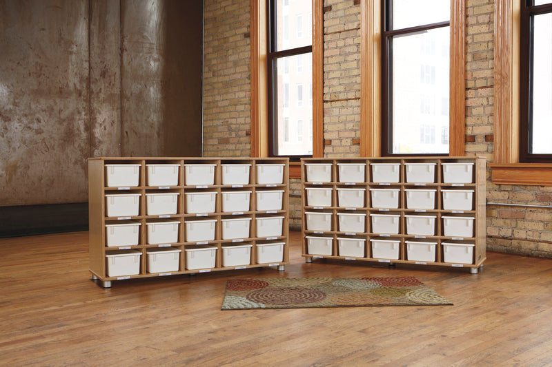 TrueModern Twenty-Cubbie Shelf