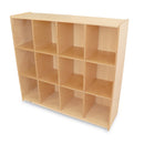 Whitney Brothers 12 Cubby Backpack Storage Cabinet