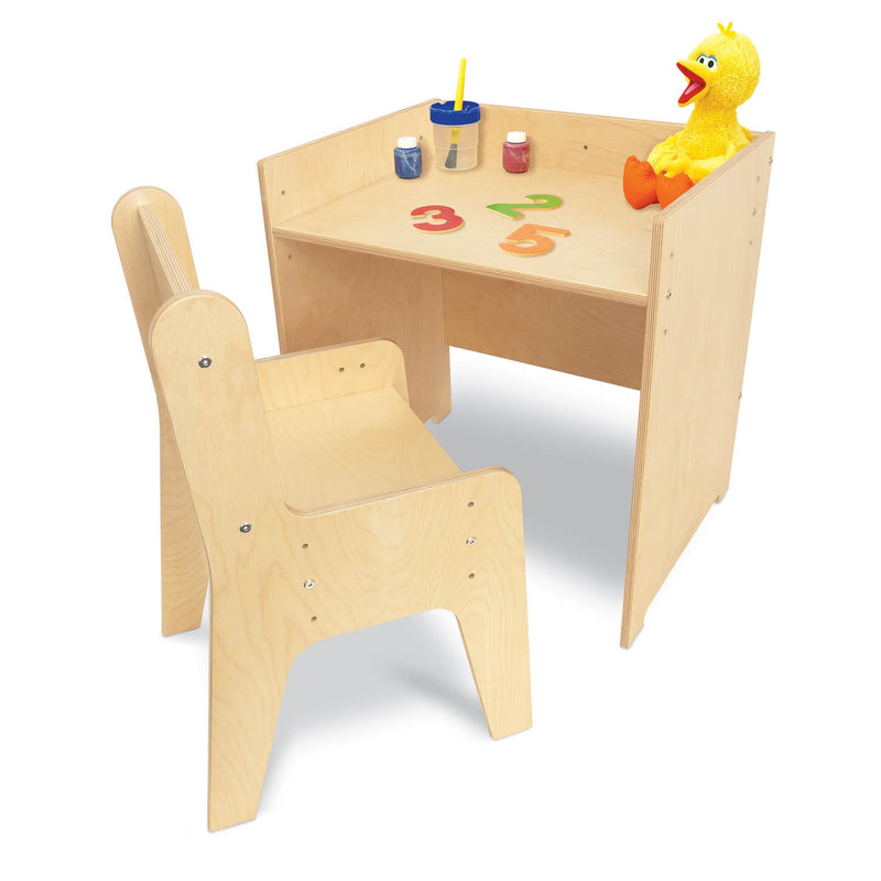 Whitney Brothers Adjustable Economy Desk and Chair Set