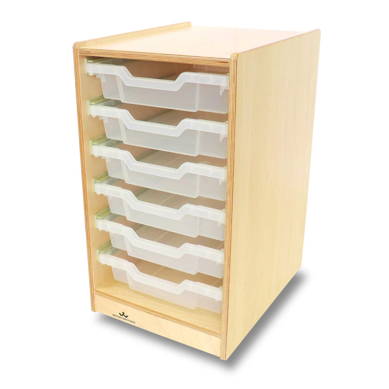 Whitney Brothers Clear Tray Single Storage Cabinet