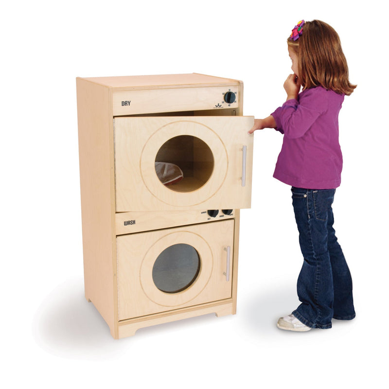 Whitney Brothers Contemporary Kids Play Washer and Dryer - Natural