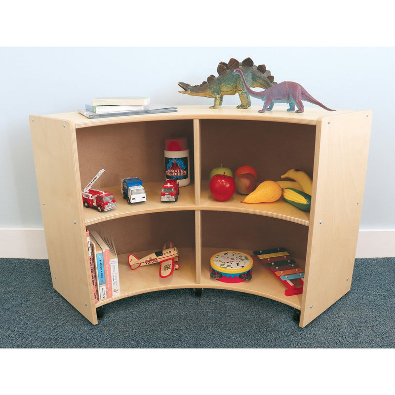 Whitney Brothers Curved Storage: Back Curve Out