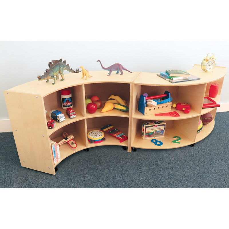 Whitney Brothers Curved Storage: Back Curve Out