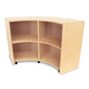 Whitney Brothers Curved Storage: Back Curve Out