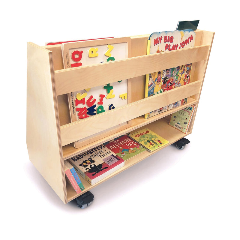 Whitney Brothers Deluxe Two Sided Mobile Book Display