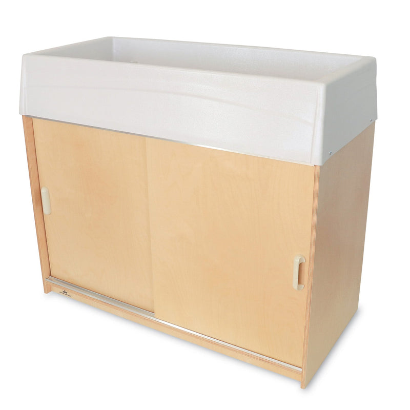 Whitney Brothers Ez Clean Birch Changing Cabinet with Trays