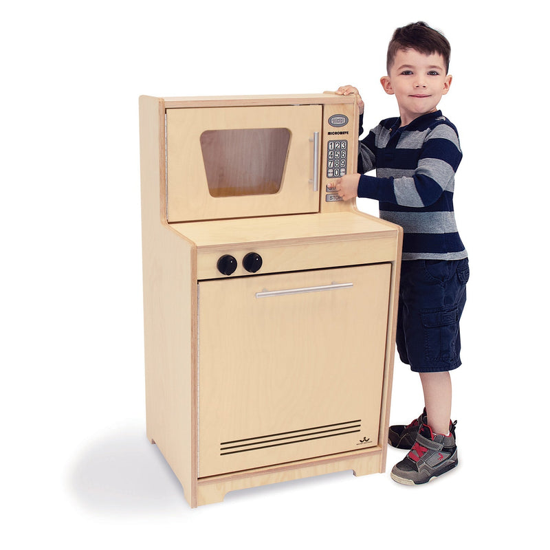 Whitney Brothers Kids Play Microwave And Dishwasher - Natural