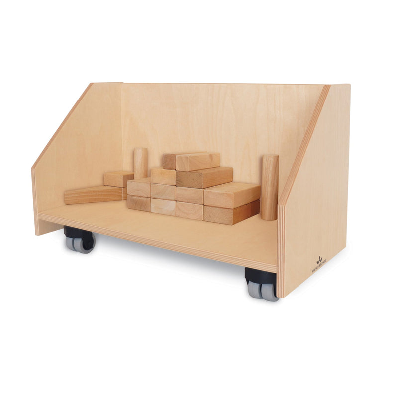 Whitney Brothers Mobile Building Block Storage Cart