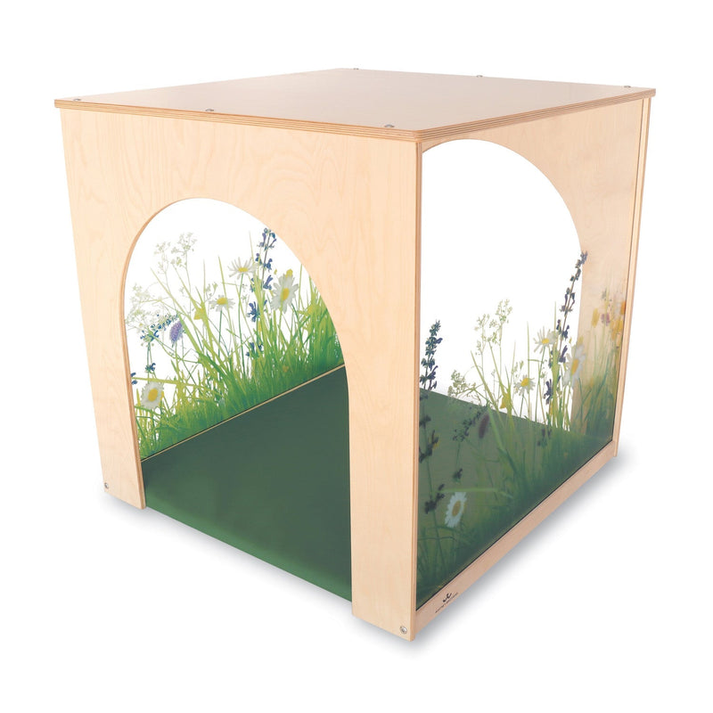 Whitney Brothers Nature View Playhouse Cube with Floor Mat Set