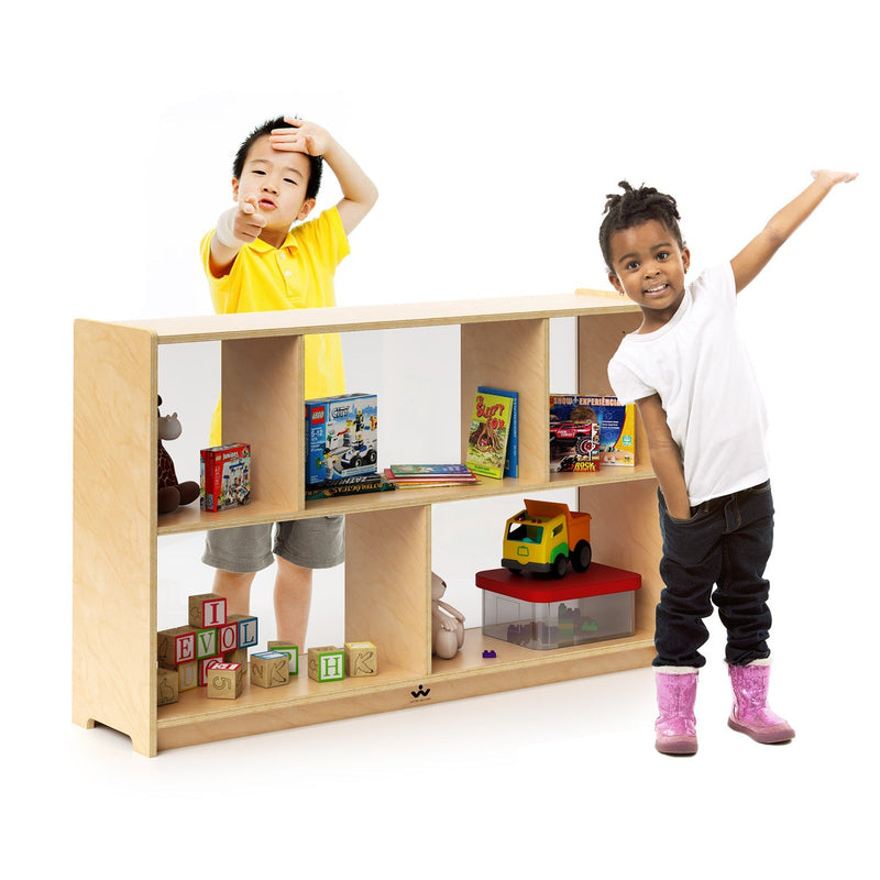 Whitney Brothers Preschool Acrylic Bk Storage Cabinet 30H