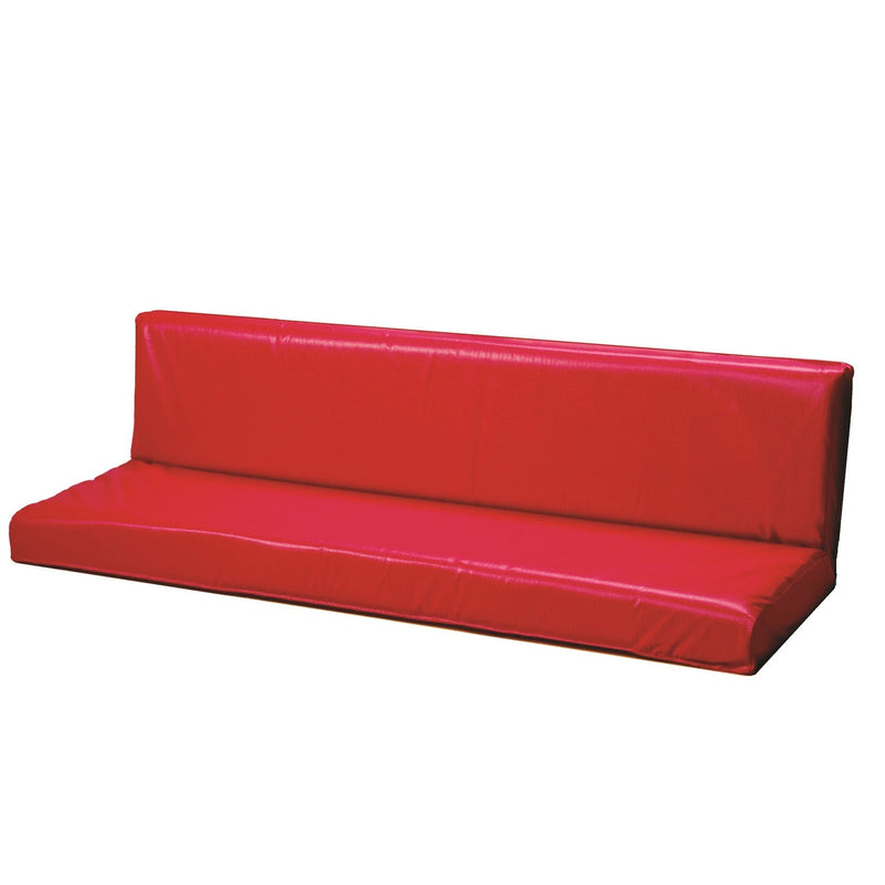 Whitney Brothers Red Cushion Hinged Seat/Back Set