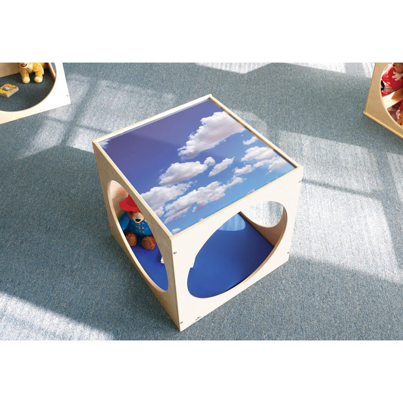 Whitney Brothers Toddler Acrylic Sky Top Play Cube With Mat
