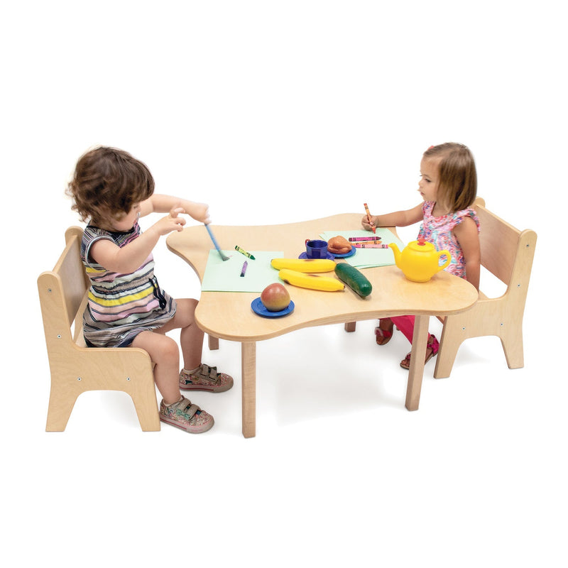 Whitney Brothers Toddler Flower Table And Two Chair Set