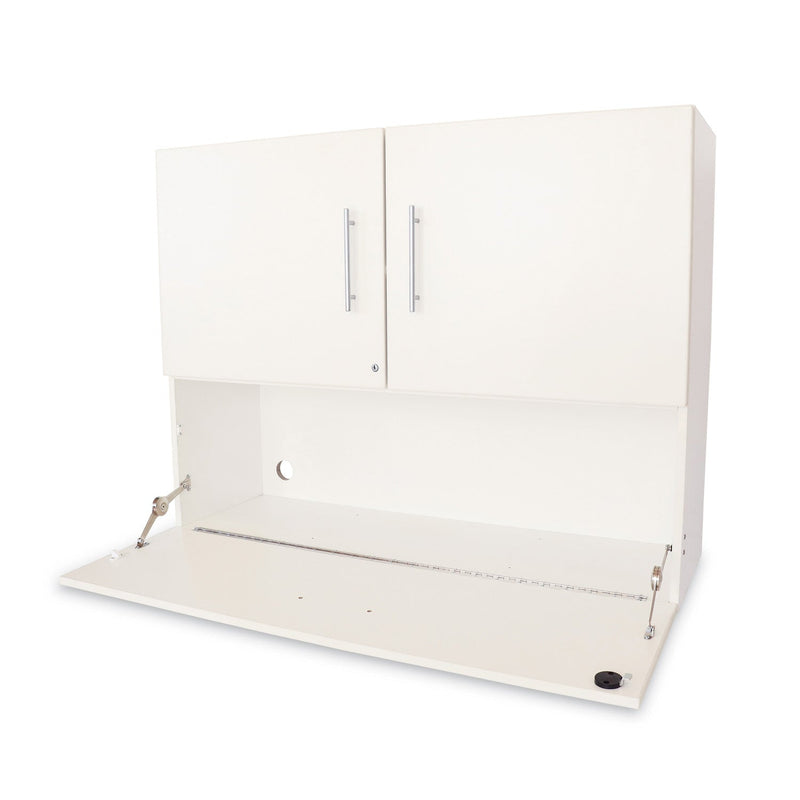Whitney Brothers White Workstation Cabinet