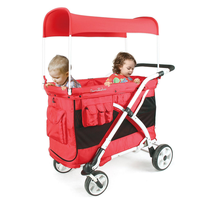 Wonderfold MJ04 Chariot Milioo Double Stroller Wagon - 2 Seater