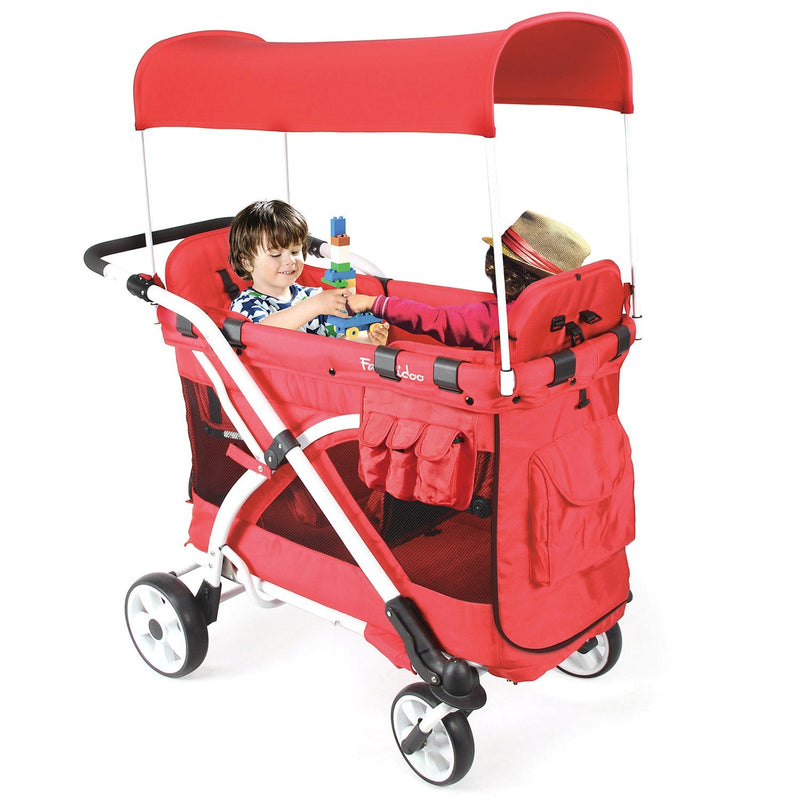 Wonderfold MJ04 Chariot Milioo Double Stroller Wagon - 2 Seater
