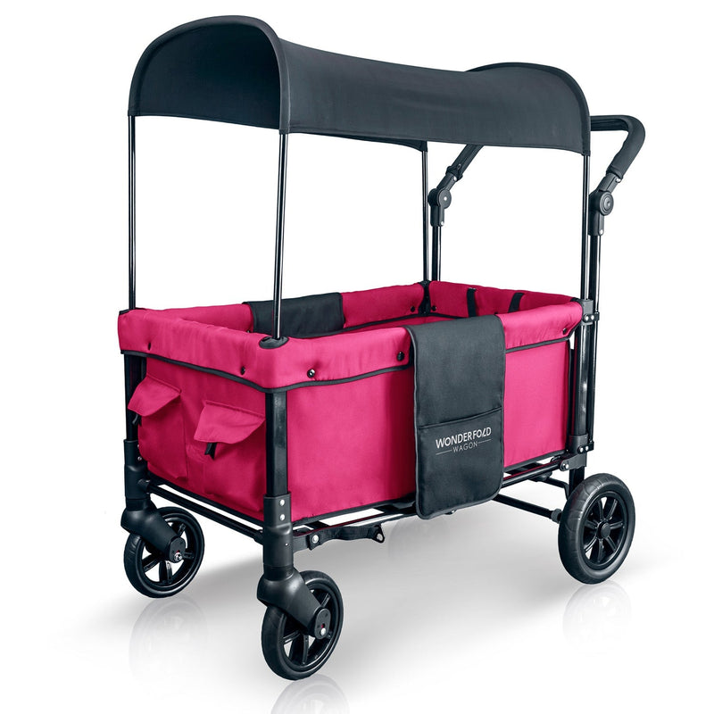 Wonderfold W1 Luxe Multifunctional Double Stroller Wagon - 2 Seater