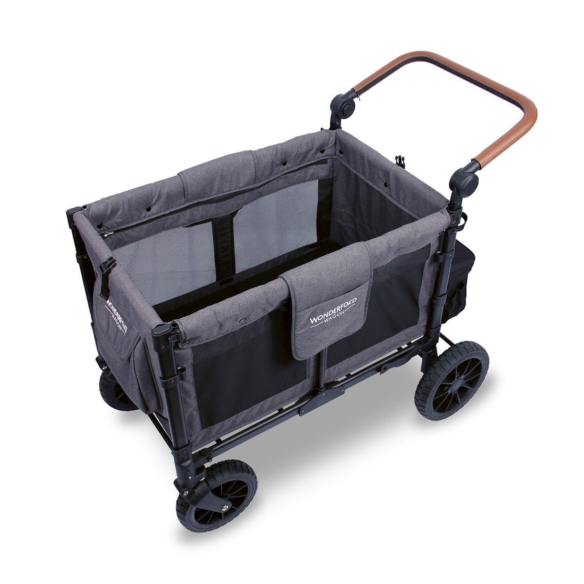 wonderfold w4 luxe stroller wagon with parent console Wonderfold W4 Luxe Multifunctional Stroller Wagon