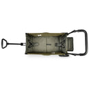 Wonderfold X2 Woodland Green Pull and Push Double Stroller Wagon with Automatic Magnetic Seatbelt Buckles - 2 Seater