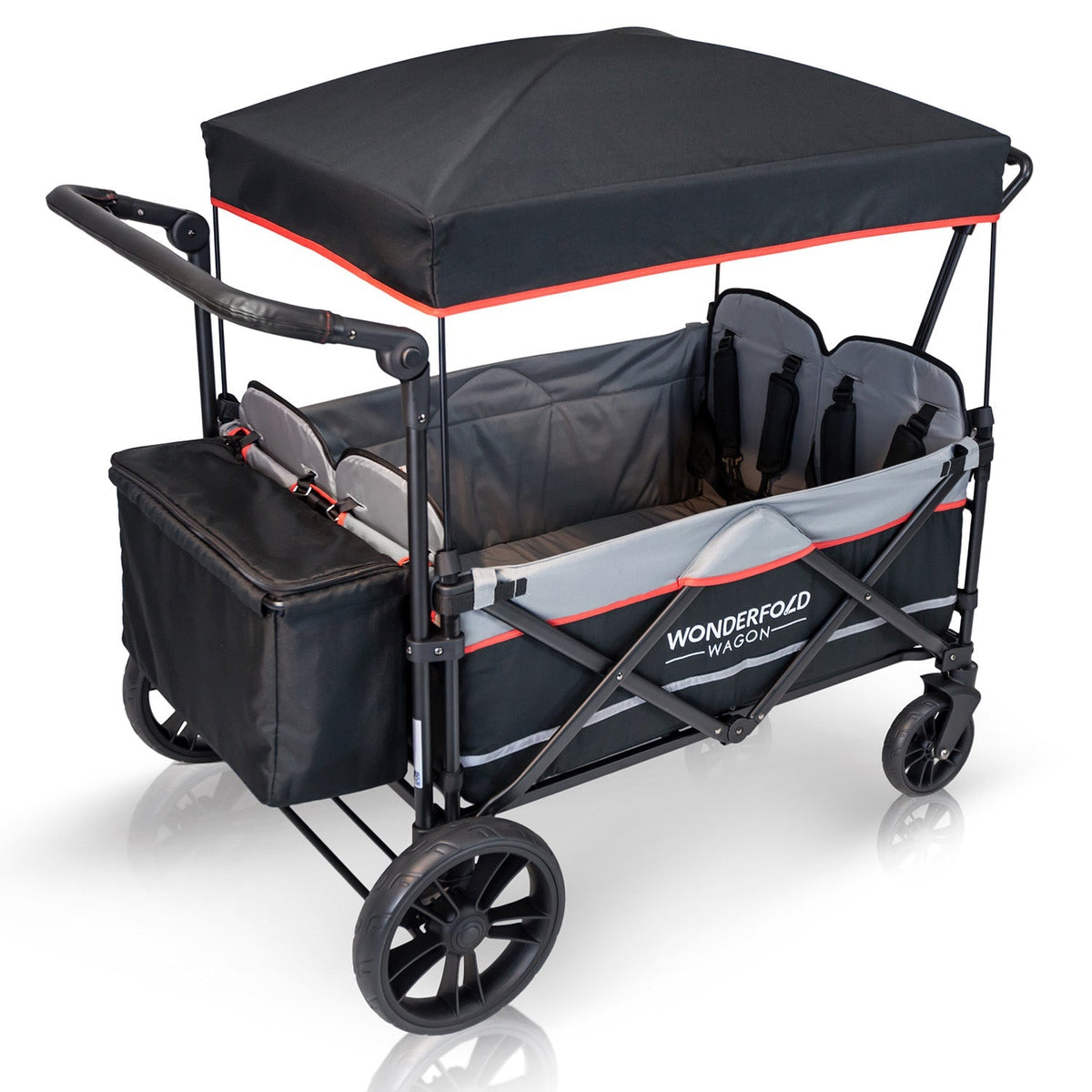 Wonderfold X4 Pull and Push Quad Stroller Wagon
