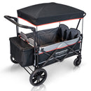 Wonderfold X4 Pull and Push Quad Stroller Wagon - 4 Seater