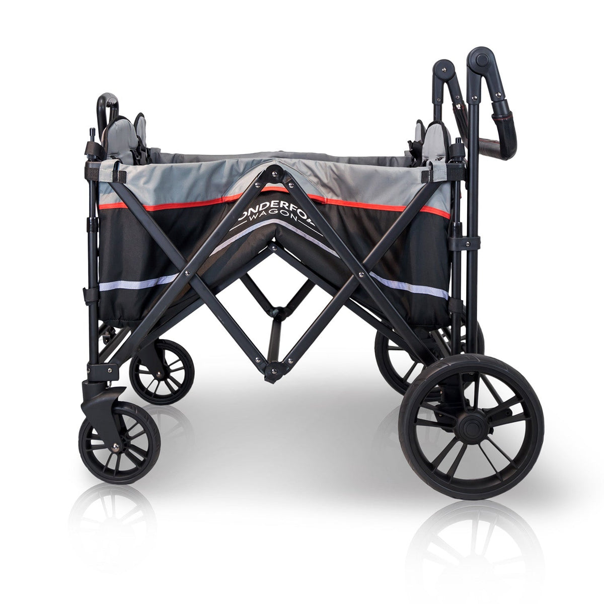 Wonderfold X4 Pull and Push Quad Stroller Wagon