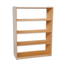 Wood Designs Bookshelf with Acrylic Back - 49"H