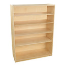 Wood Designs Bookshelf with Adjustable Shelves - 49"H