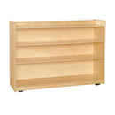 Wood Designs Mobile Shelf Unit with Lip